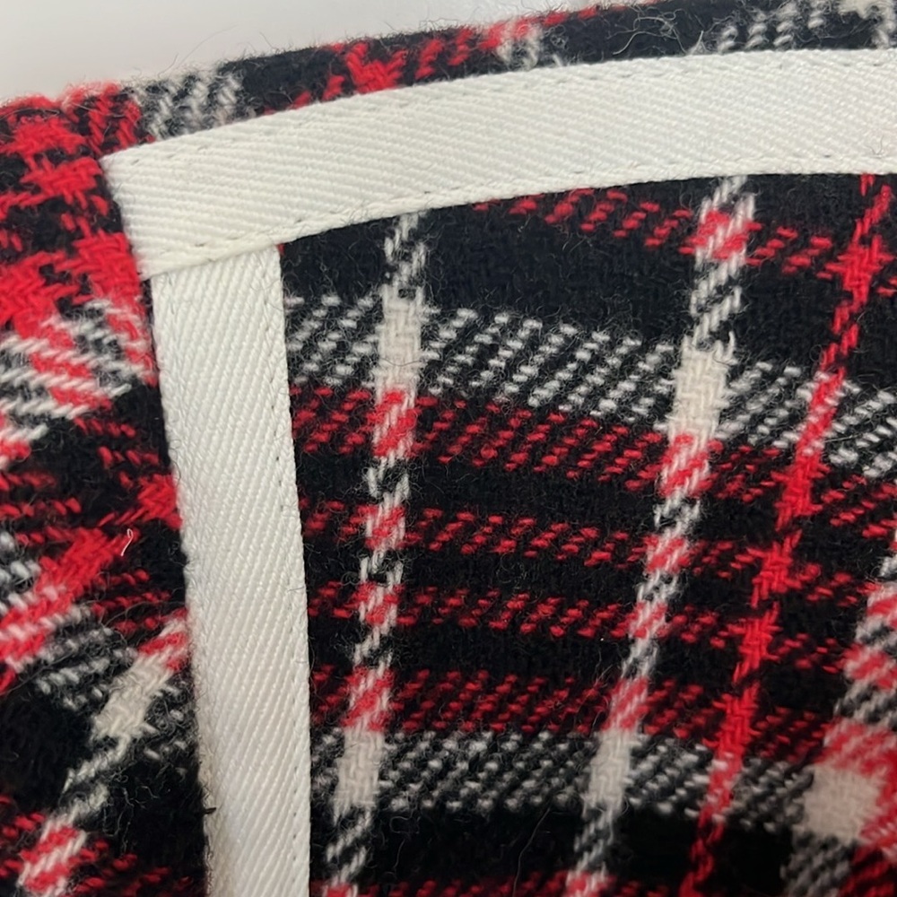 BRAND NEW JCrew Collection car coat in winter plaid Italian stadium-cloth wool. - Picture 10 of 16